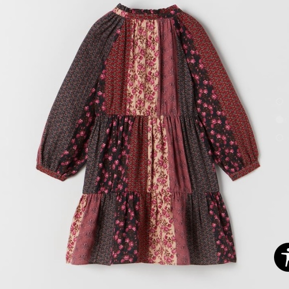Zara Kids Patch Work Dress - Picture 2 of 8